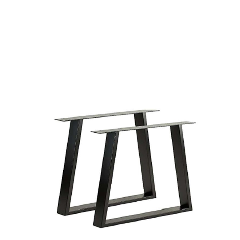 Picior masa Delta din otel H700, negru (set 2 buc) | Regency