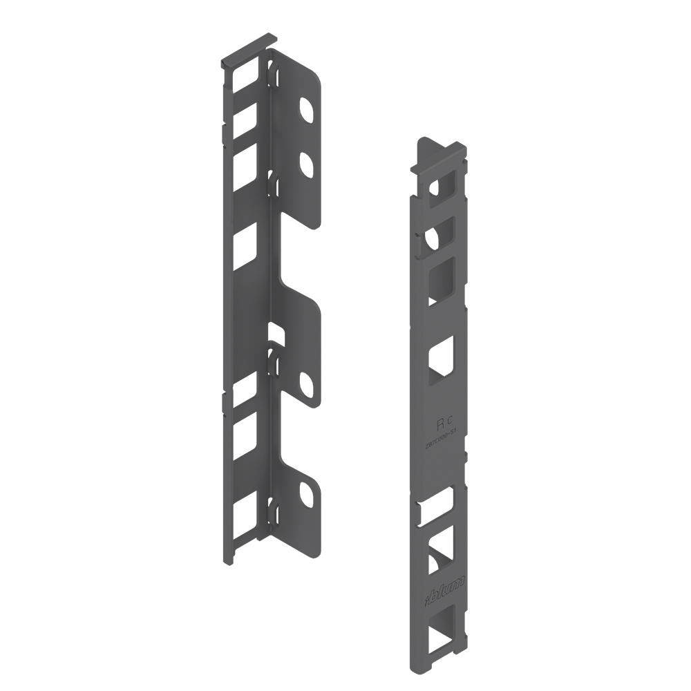 Suport spate sertar LEGRABOX ZB7C000S stanga+dreapta, gri orion