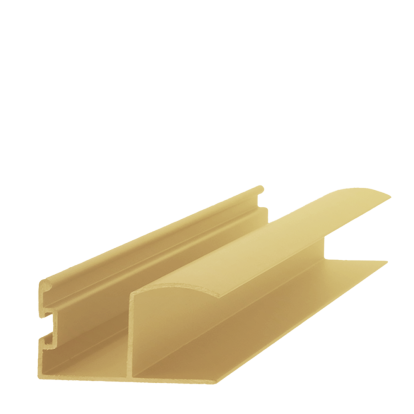 Profil din aluminiu maner cu canal pentru perie tip Y, auriu 2.5 ml SM1013BJ/9476/6753