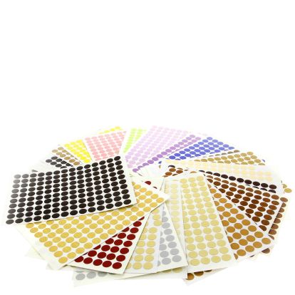 Pastila autoadeziva mascare surub 140 buc/folie, albastru (EG U514/KST D108)