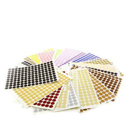 Pastila autoadeziva mascare surub 140 buc/folie, roz (KR 8534)