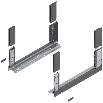 Laterala sertar LEGRABOX FREE 780C4502S stanga+dreapta, gri orion