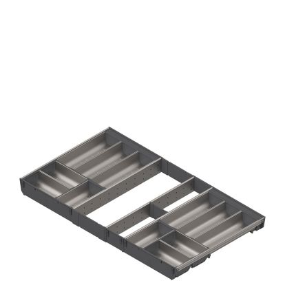 Set organizator sertar ORGA-LINE ZSI.90VEI6, gri inchis