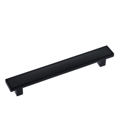 Buton din zamac Marellis Chanet 128 mm, negru velvet