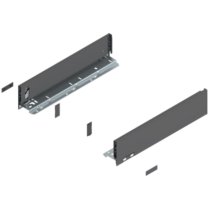 Laterala sertar LEGRABOX 770M4002S stanga+dreapta, gri orion