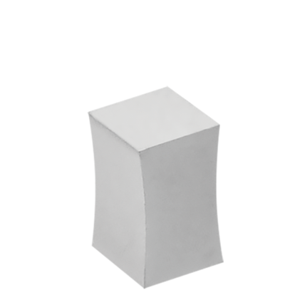 Buton din aluminiu pentru sticla Asgon CW401.00, satinat