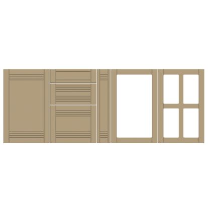 Fronturi MDF Silver | AUSTIN/R6