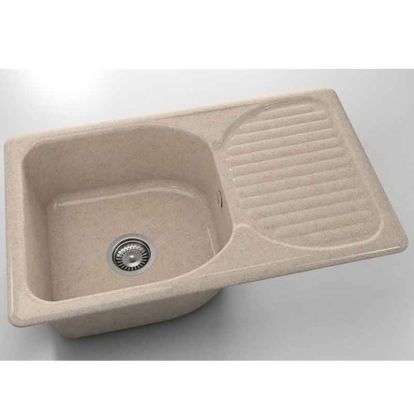 Chiuveta cu blat dreapta/stanga Fat Classic 80 x 49 cm, carnation 127