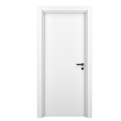 Usa MDF interior stanga baie VDM Natural 800 x 1980 mm, alba