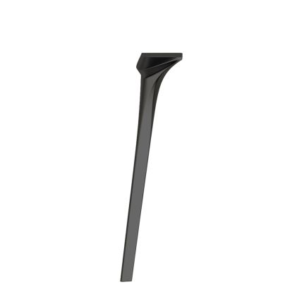 Picior masa conic Panama din aluminiu H400 mm, negru mat