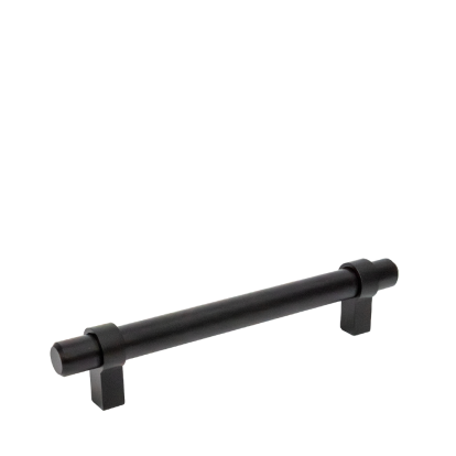 Maner din otel Lamer Adoni 128 mm, negru