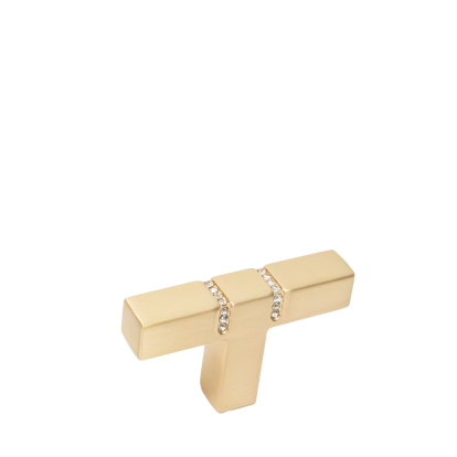 Buton din aluminiu Lamer Electra, auriu