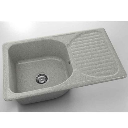Chiuveta cu blat dreapta/stanga Fat Classic 80 x 49 cm, polar 219