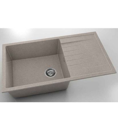 Chiuveta cu blat drept/stang 90x49cm; culoarea 134 GRANIXIT