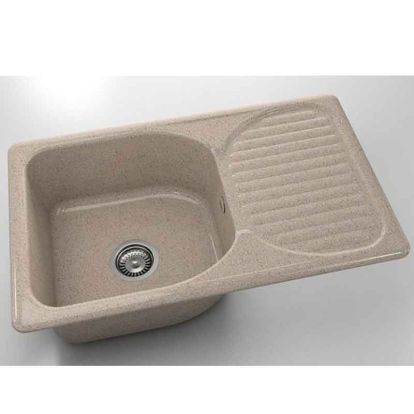 Chiuveta cu blat dreapta/stanga Fat Classic 80 x 49 cm, sandy beach 300