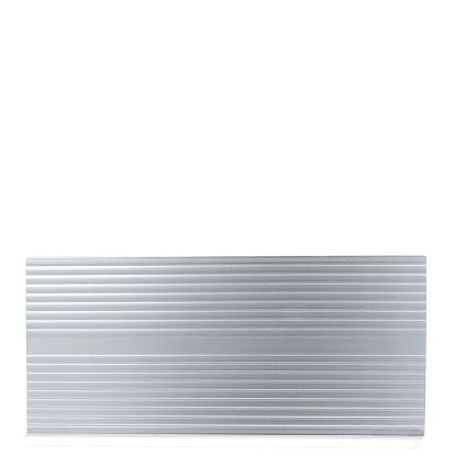 Plinta din plastic H100 3.9 ml, argintiu cu striatii