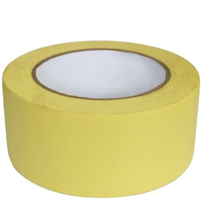 Banda adeziva de mascare din hartie 50 mm x 50 m galben