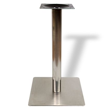 Picior masă central Alvin din inox cu baza pătrată H720XD76