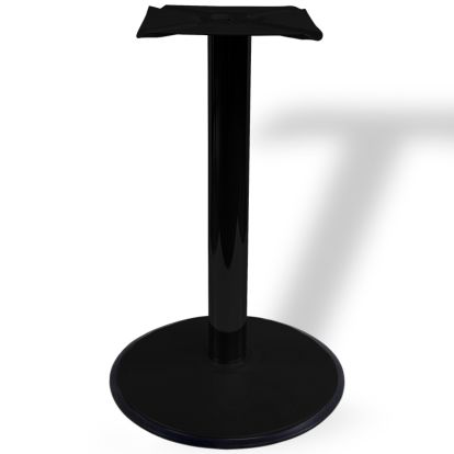Picior masă central Thomas din oțel cu baza rotundă H720XD76, negru