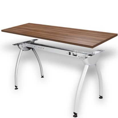 Picior birou Helton extensibil H720, satinat