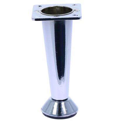 Picior conic Dino reglabil din aluminiu H80, crom