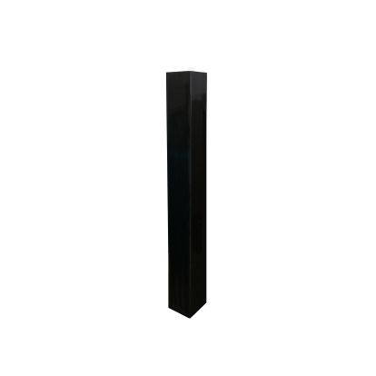 Picior masa patrat Devon din aluminiu H710x80x80, negru