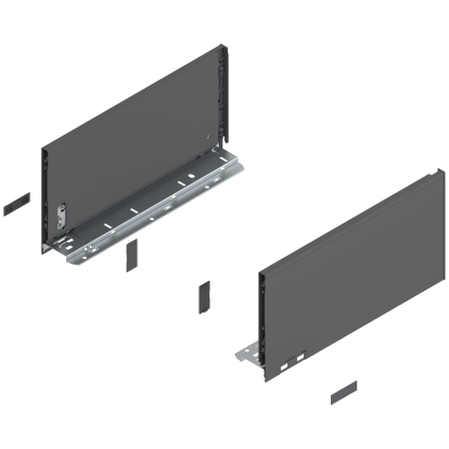 Laterala sertar LEGRABOX 770C3502S stanga+dreapta, gri orion