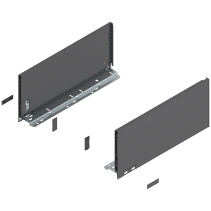 Laterala sertar LEGRABOX 770C4002S stanga+dreapta, gri orion