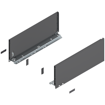 Laterala sertar LEGRABOX 770C4502S stanga+dreapta, gri orion