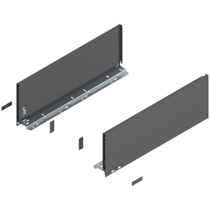Laterala sertar LEGRABOX 770C5002S stanga+dreapta, gri orion