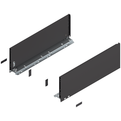 Laterala sertar LEGRABOX 770C5002TS stanga+dreapta, negru