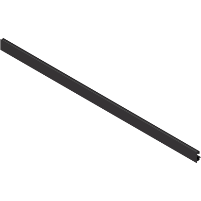 Front aluminiu LEGRABOX cu canelura pentru extragere interioara cu element de insertie ZV7.1043MN1, negru
