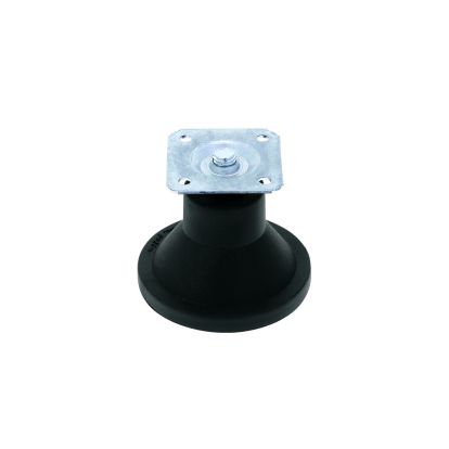 Picior conic Elmo reglabil din plastic H55, negru