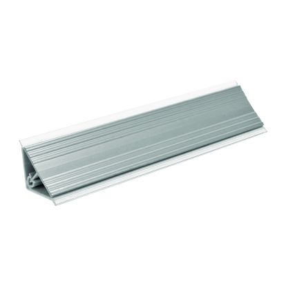 Inaltator triunghiular din PVC argintiu cu striatii, 3.9ml