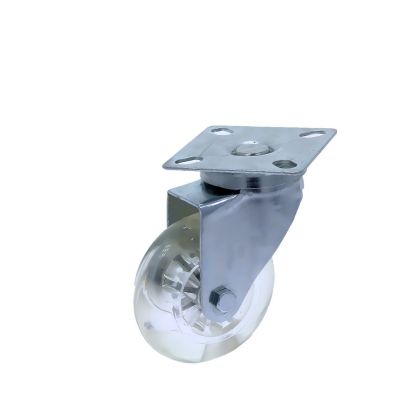 Rotila din silicon (transparenta) D75 cu flansa metalica 55 Kg (4 buc)