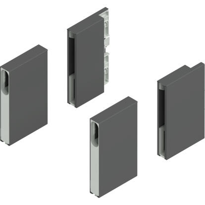 MERIVOBOX Boxcover ZL4M00808 stanga-dreapta, gri