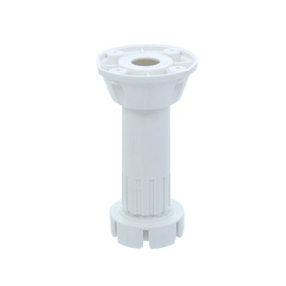 Picior bucatarie economic reglabil din plastic H100, alb (12 buc)