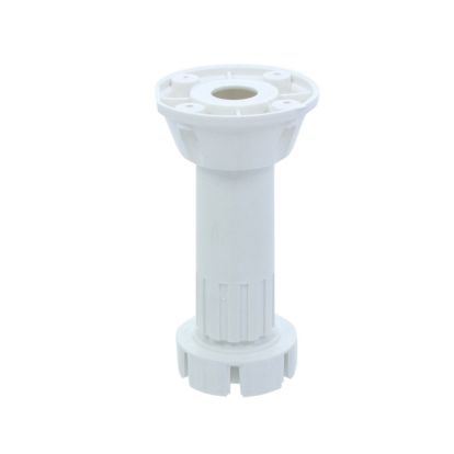 Picior bucatarie economic reglabil din plastic H120, alb (4 buc)