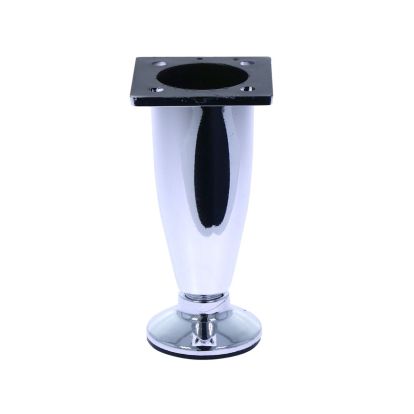 Picior conic Pongo reglabil din plastic H100, crom (4 buc)