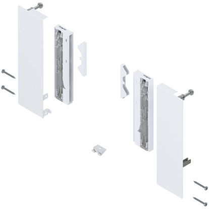Suport front sertar interior MERIVOBOX ZI4.4ES1 stanga+dreapta, inaltime E, alb