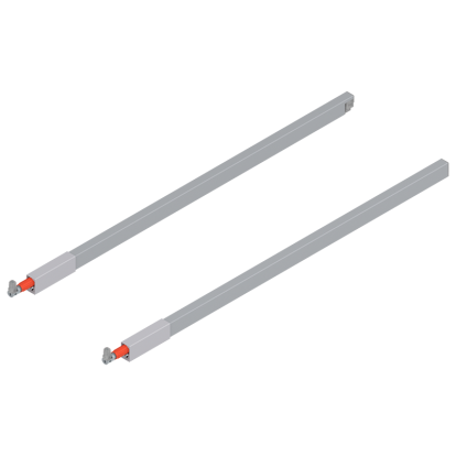 Lonjeron TANDEMBOX antaro extragere front inalt 650mm stanga-dreapta ZRG.587, gri
