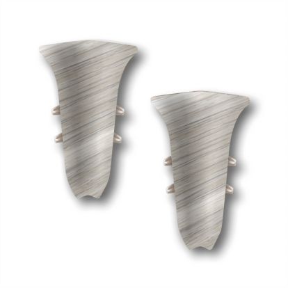 COLTAR INTERIOR PLINTA PVC FRASIN ALB KN5252, 2 BUC/SET