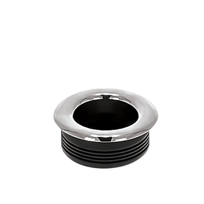 Maner rotund mic ingropat din plastic Levi 30145.08, satinat (2 buc)