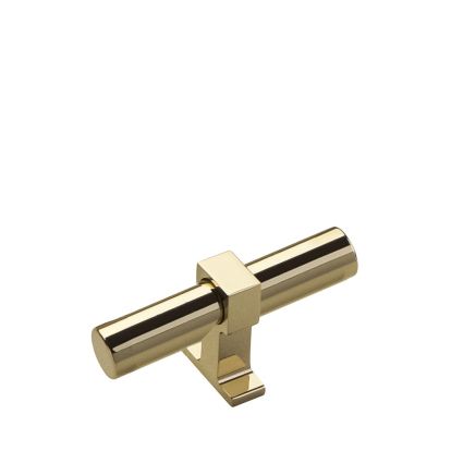 Buton din aluminiu System Cayo SY8969.03.000, auriu lucios