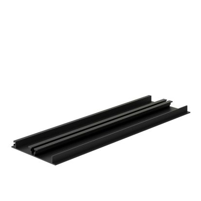 Plinta din aluminiu 8310 H120 4 ml, negru