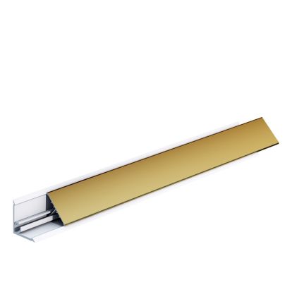 Inaltator triunghiular din PVC-aluminiu ST254D 28x28 4ml, auriu
