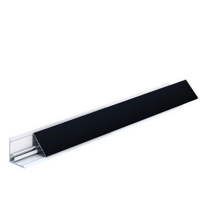 Inaltator triunghiular din PVC-aluminiu ST254D 28x28 4ml, negru