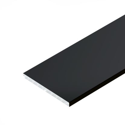 Plinta din plastic cu folie PVC H120, 4ml, negru