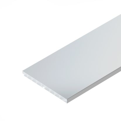 Plinta din plastic cu folie PVC H150, 4ml, alb