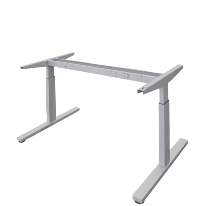 Picior birou Hereford extensibil cu reglaj pe înălțime H620-820, satinat